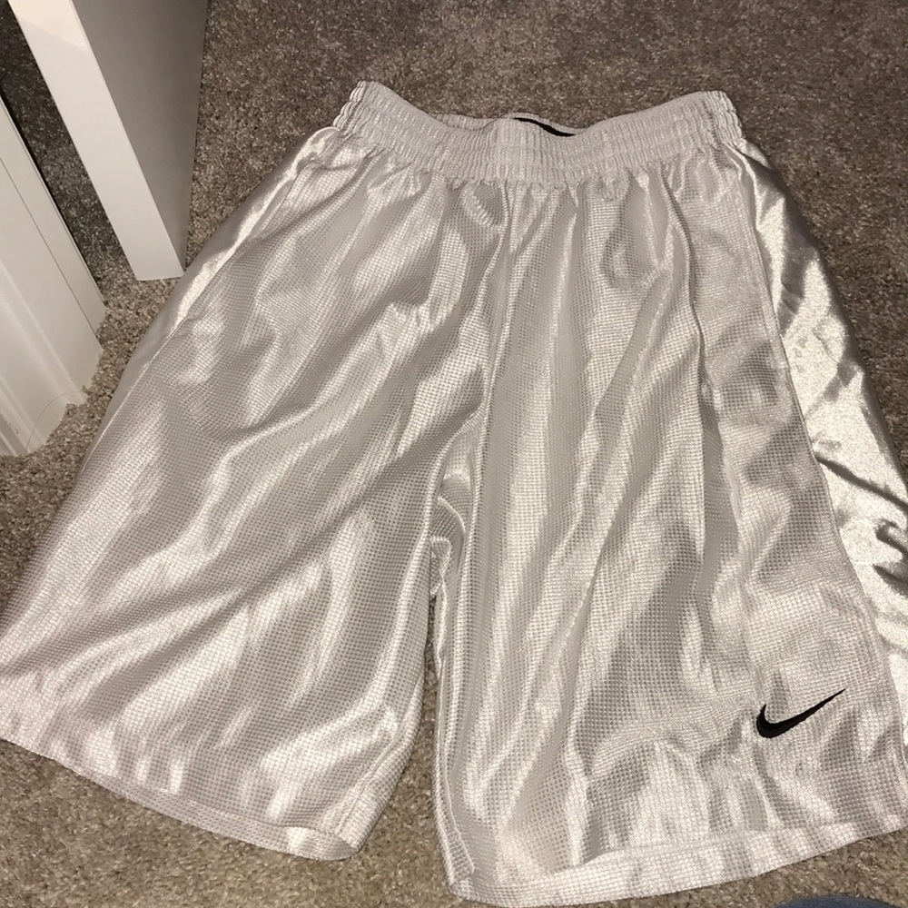 White Basketball Shorts